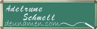 Adelrune Schmell Visitenkarte